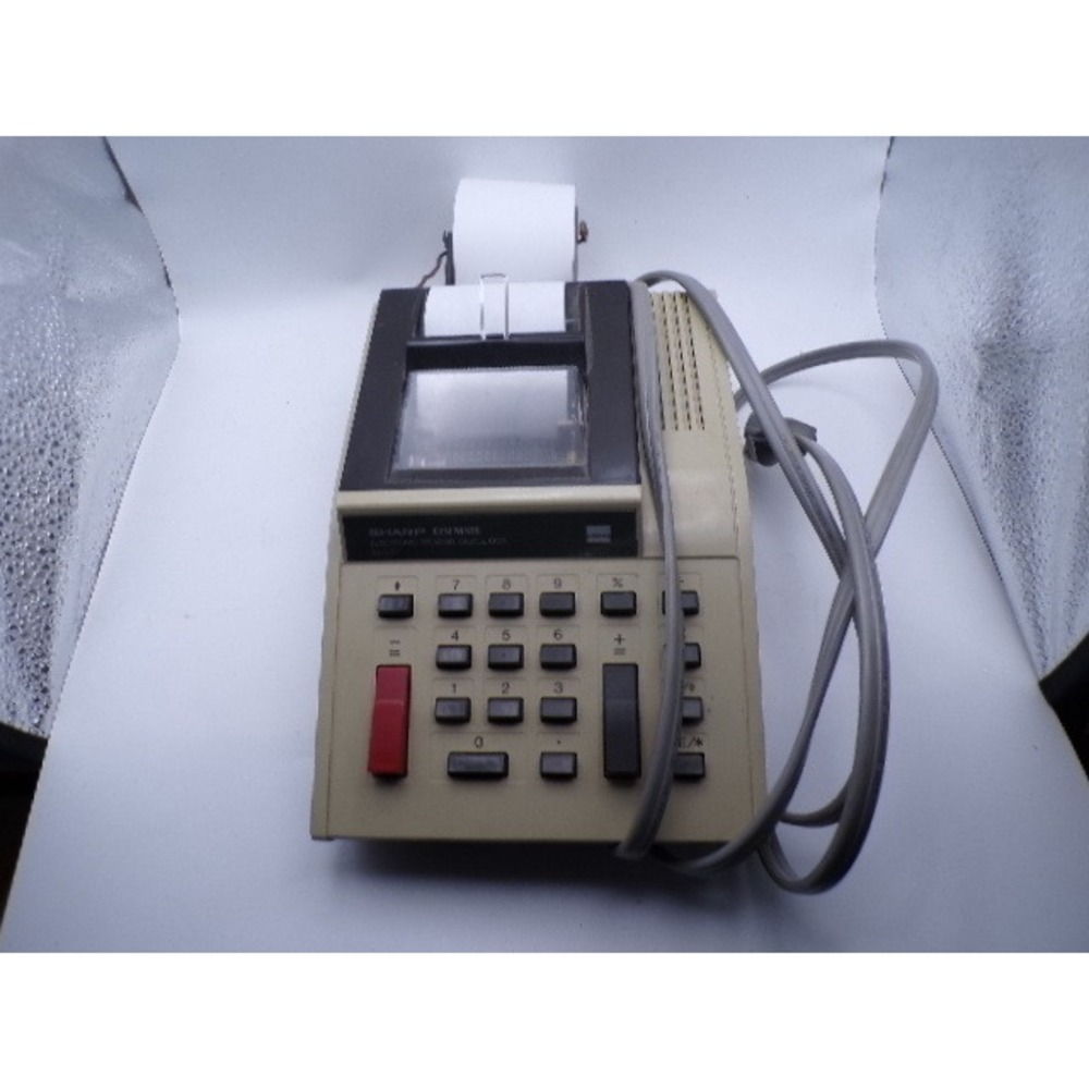 Vintage Sharp Elsi Mate EL 1057‎ Electronic Printing Calculator Vintage Beige